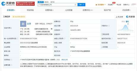 佳都科技在廣州成立新公司，注冊(cè)資本達(dá)1.6億元，聚焦廣東信息技術(shù)咨詢服務(wù)